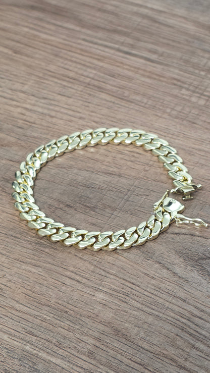 Cadena sola 10mm  Hechas a Mano PVD Eslabón Pegado