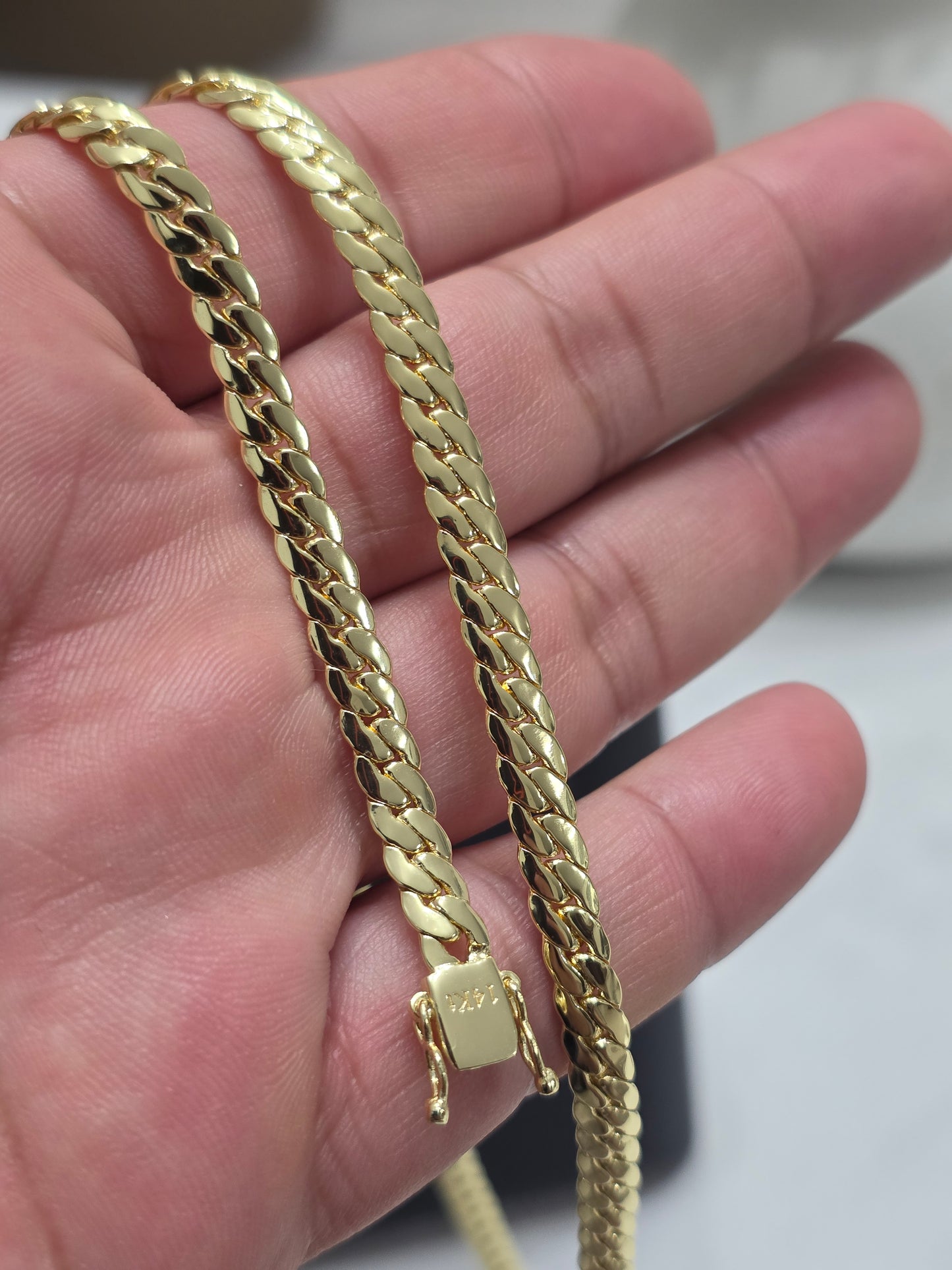 Set Miami Cuban y Brazalete 6mm(PVD) Hechas a Mano