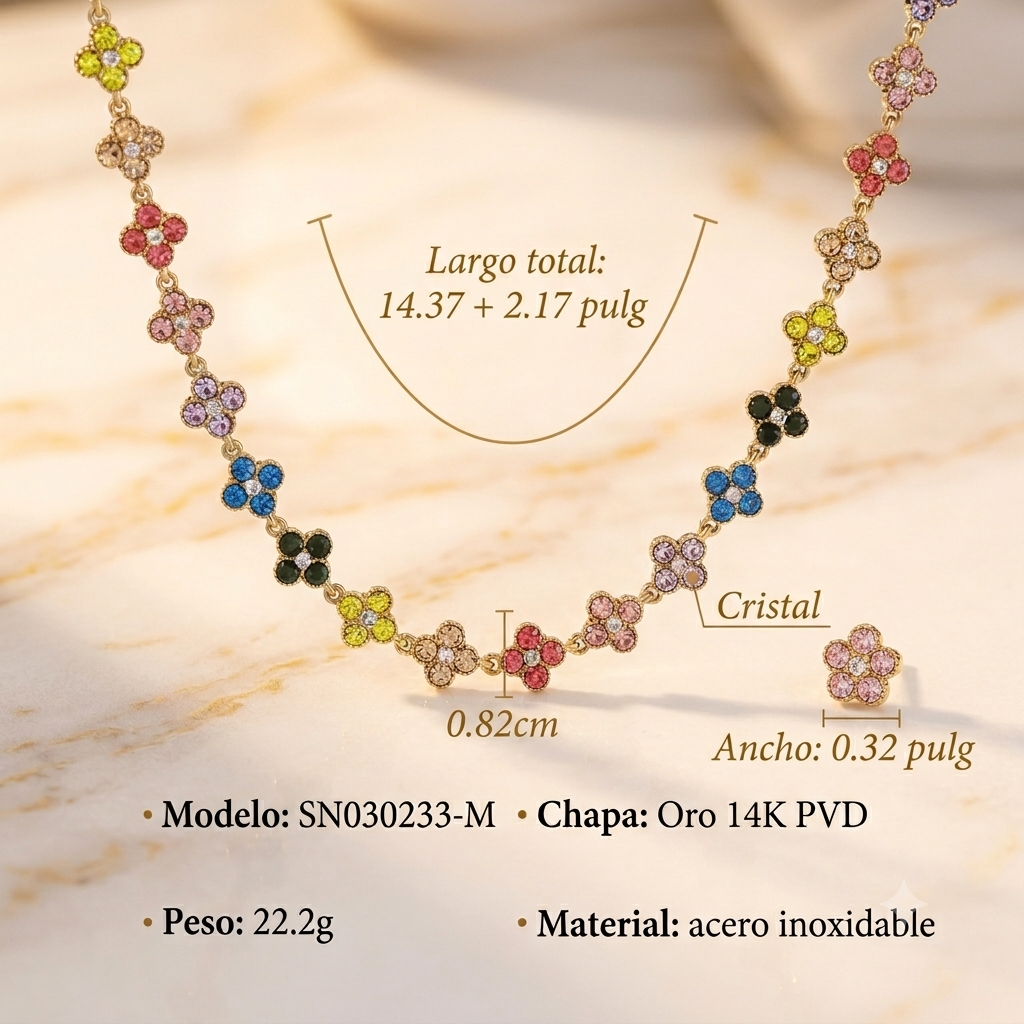 Color Flower Set Stainless Steel  PVD