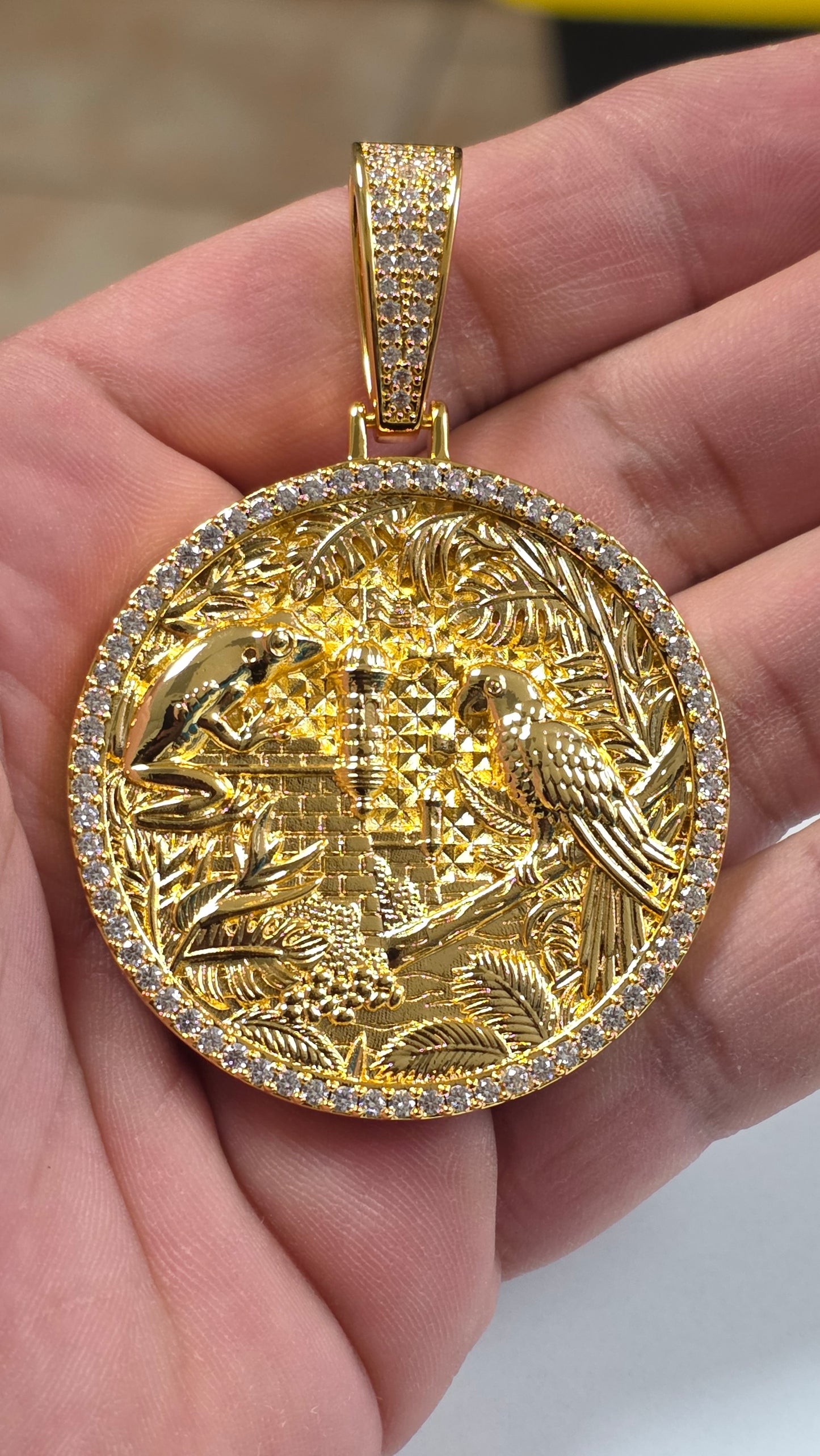 Charm de Puerto Rico 2" de Diámetro