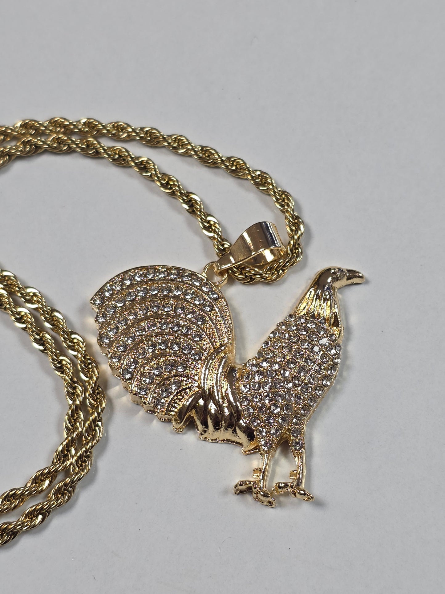 Soga 3mm PVD Stainless steel + Charm de Gallo