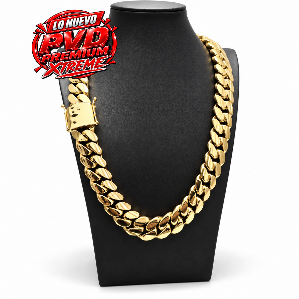 Nuevo PVD Premium Xtreme Set 22MM Cubana Miami Hechas a Mano (Eslabón Pegado)